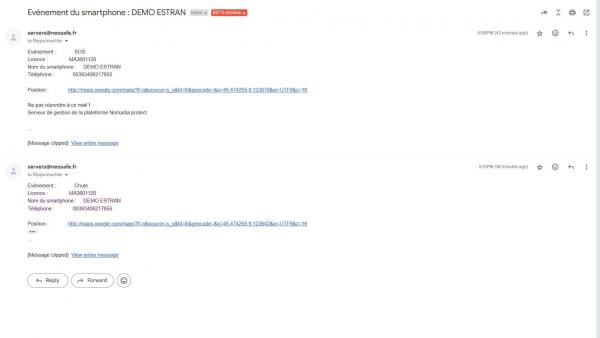 NOTIFICHE EMAIL